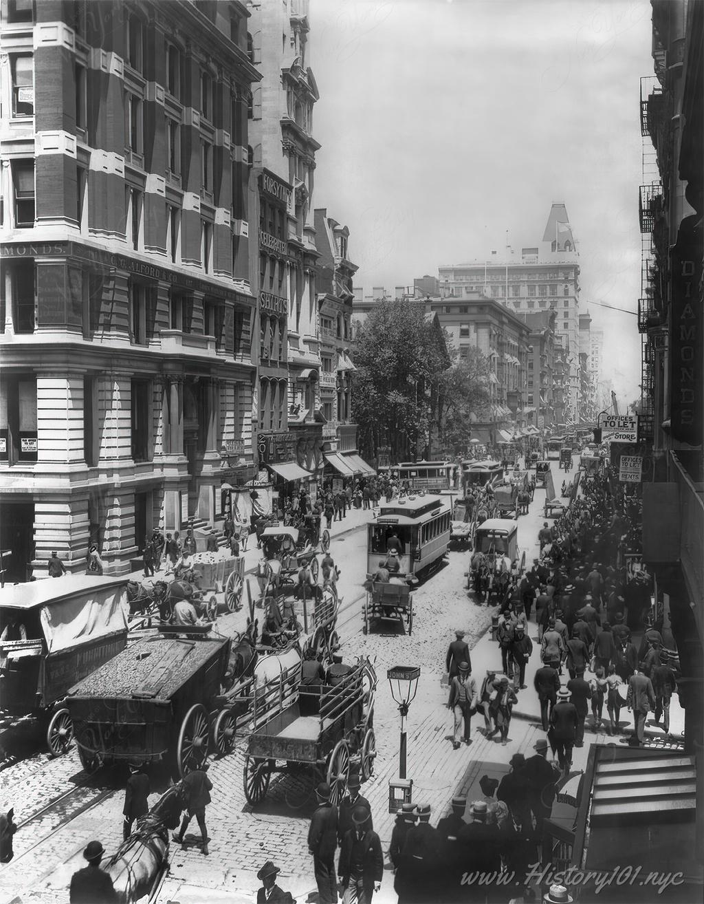 Strade americane nel 1900